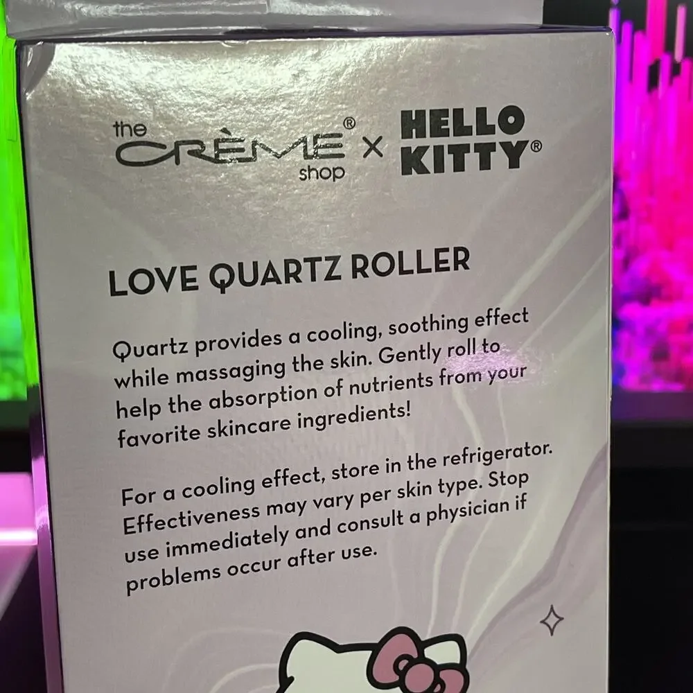 The Creme Shop Sanrio Hello Kitty Love Quartz Roller Dual Ended Face Eyes Body